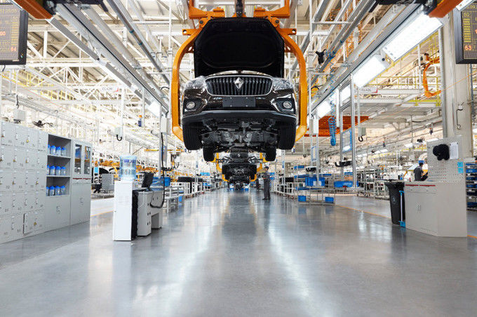 Shaanxi Xianghelixin Automobile Sales Service Co., Ltd. خط إنتاج المصنع